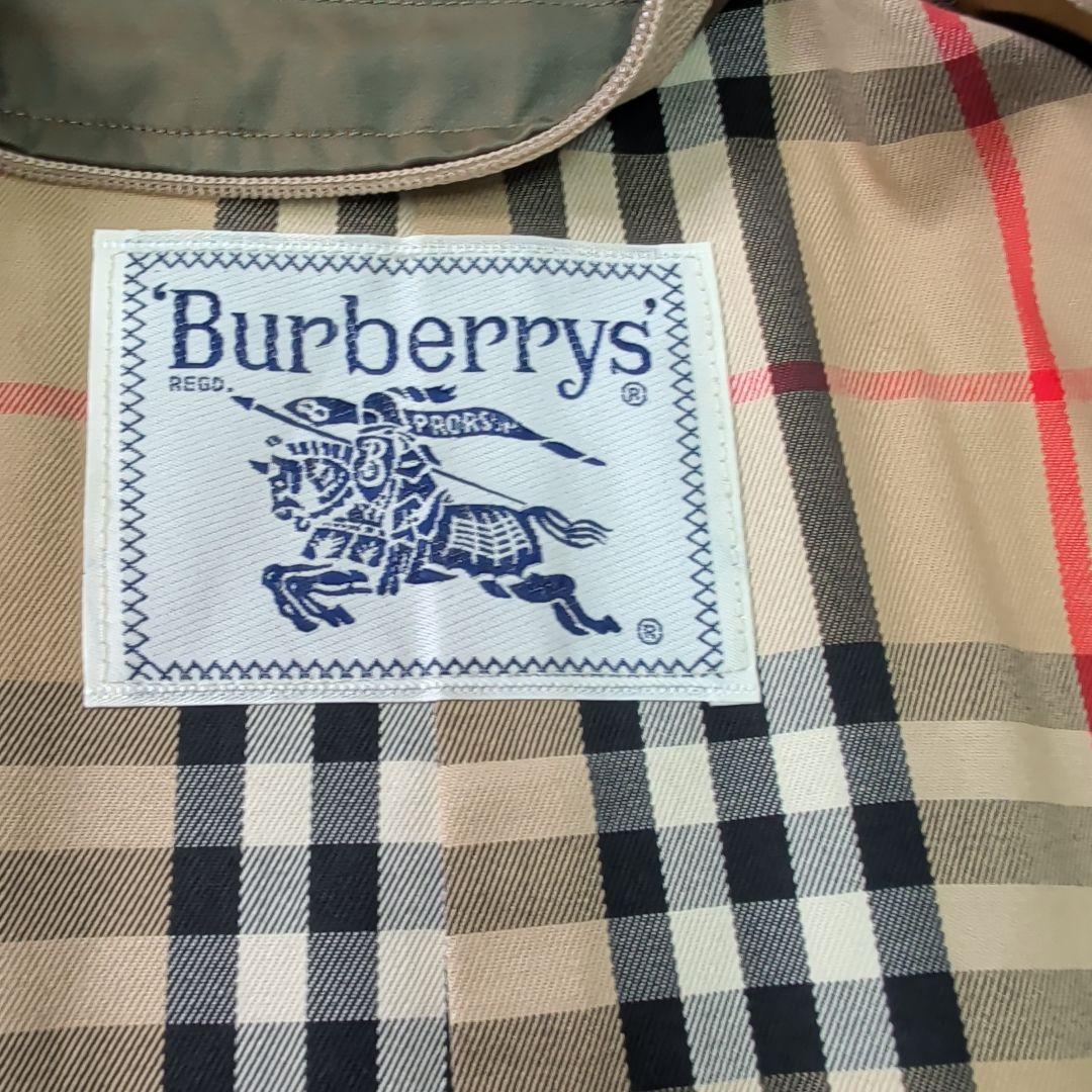 希少 美品 Burberrys バーバリー ライナー付き トレンチコート 玉虫色