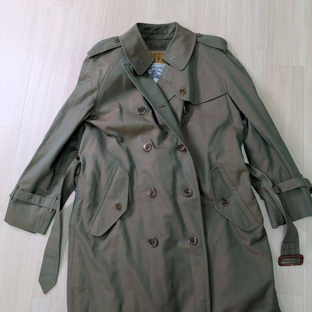 希少 美品 Burberrys バーバリー ライナー付き トレンチコート 玉虫色