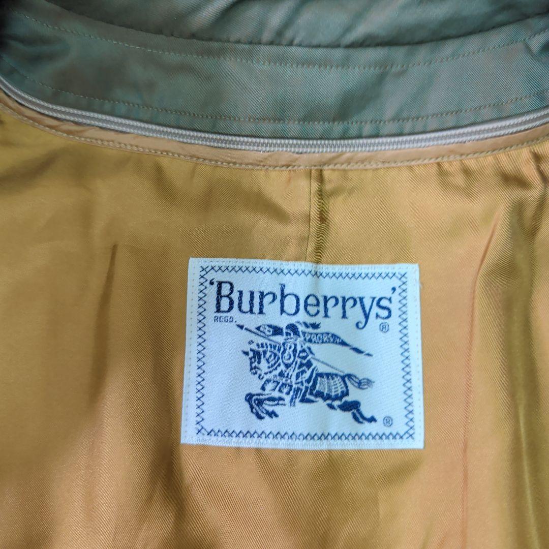 希少 美品 Burberrys バーバリー ライナー付き トレンチコート 玉虫色