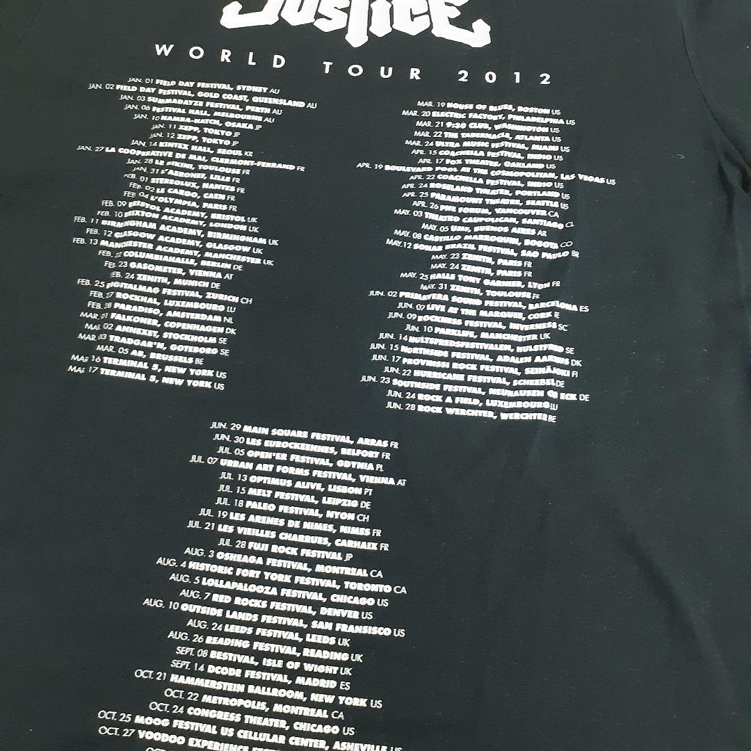 レア！　Justice world tour '12 Tシャツ　ジャスティス