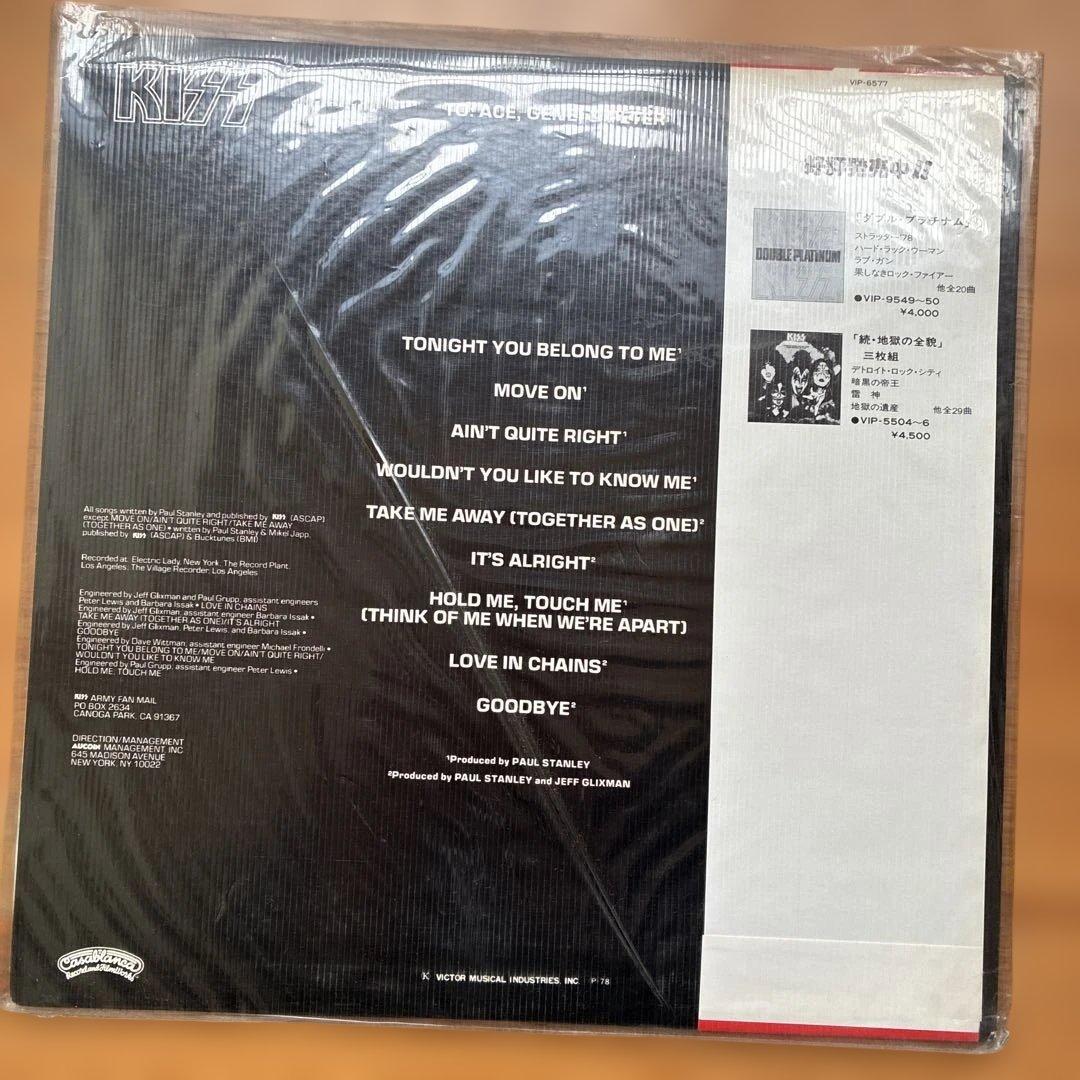 KISS Paul Stanley レコード帯付き