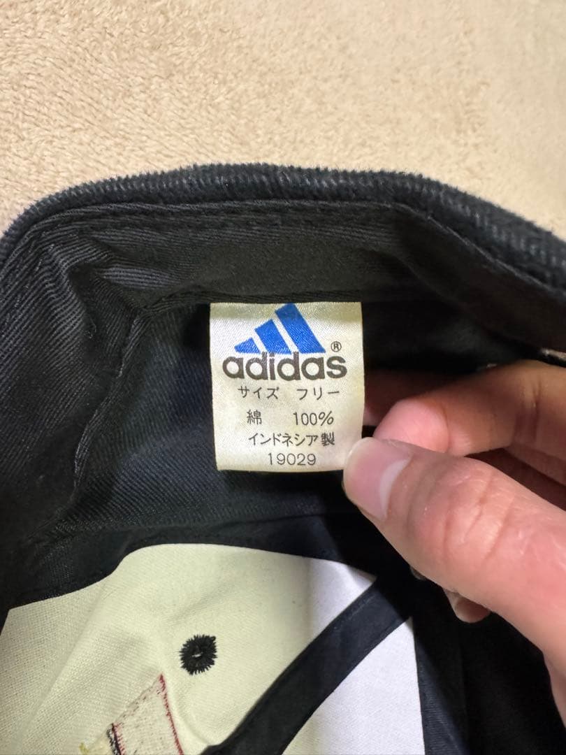 アディダス　FIFA WORLD CUP フランス98 オールド キャップ　黒