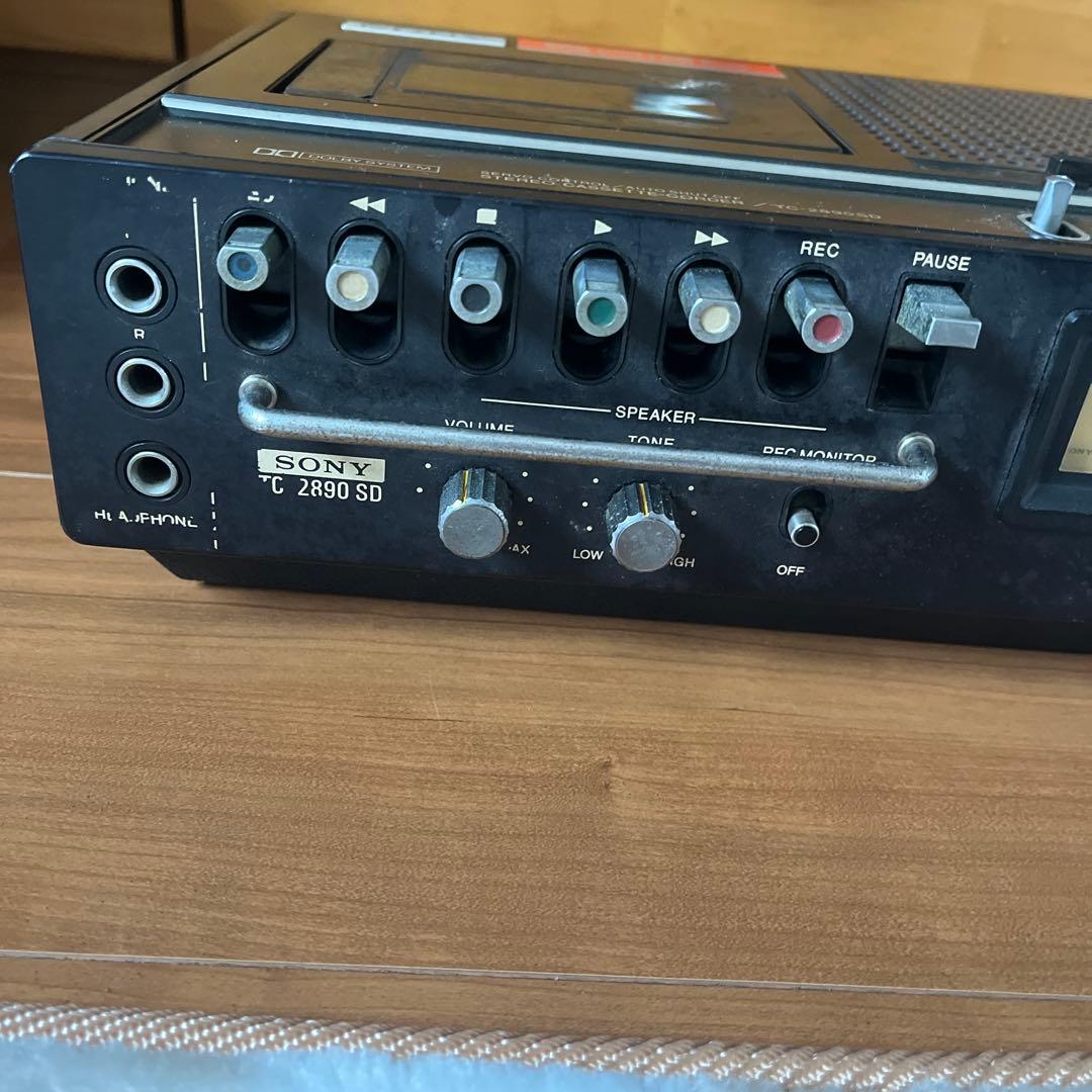SONY TC-2890 SDソニー デンスケカセットデッキ(ジャンク品)