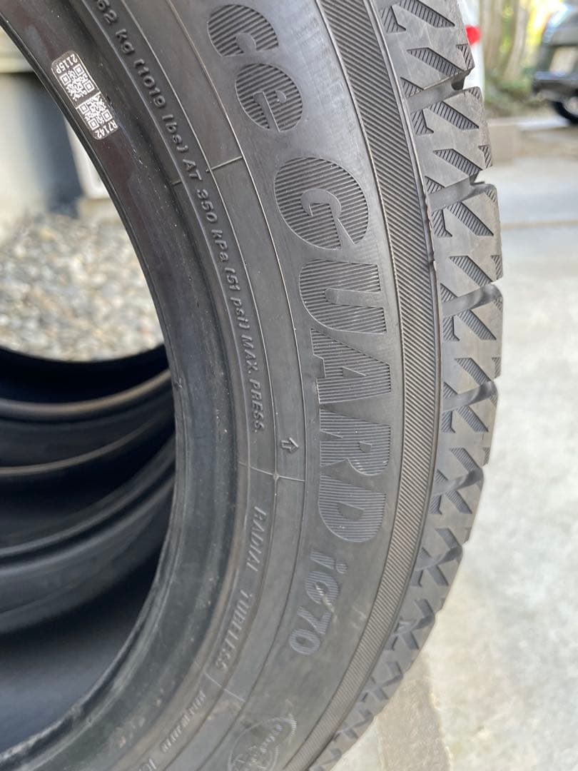 2022年製　IG70 iceGUARD7 165/65R15 ３本　9分山
