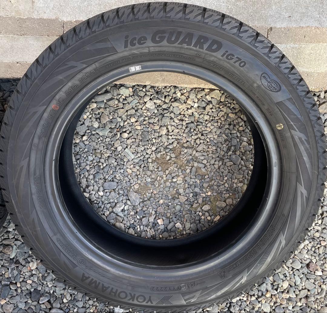 2022年製　IG70 iceGUARD7 165/65R15 ３本　9分山