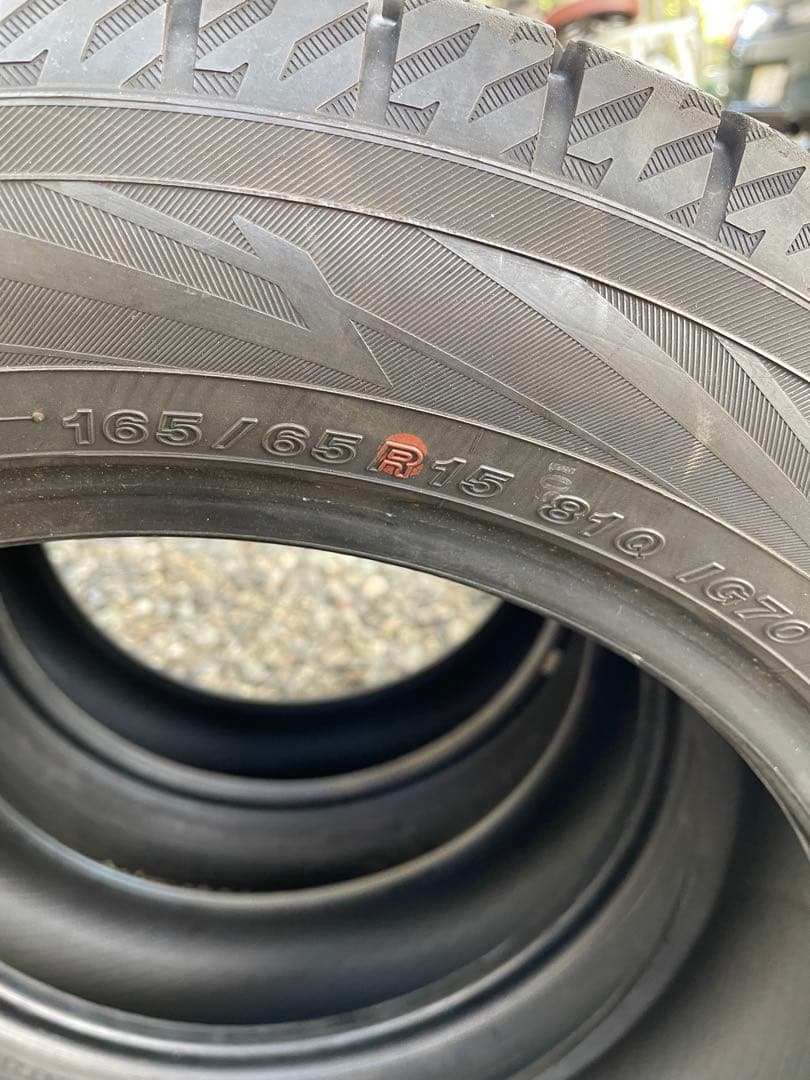 2022年製　IG70 iceGUARD7 165/65R15 ３本　9分山