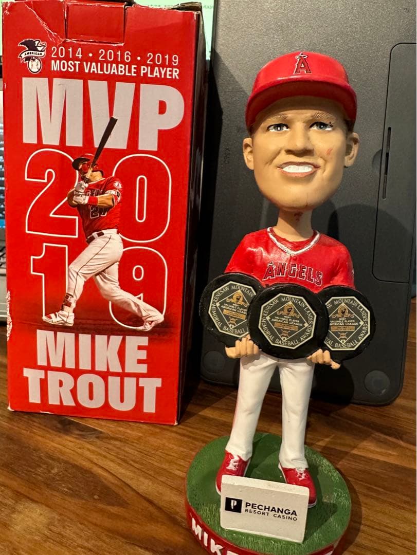 MIKE TROUT bobble head 2019 MVP マイクトラウト