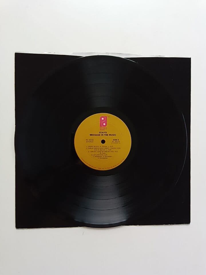 THE−OJAYS/MASSAGE−IN−THE−MUSIC/LP盤レコード。