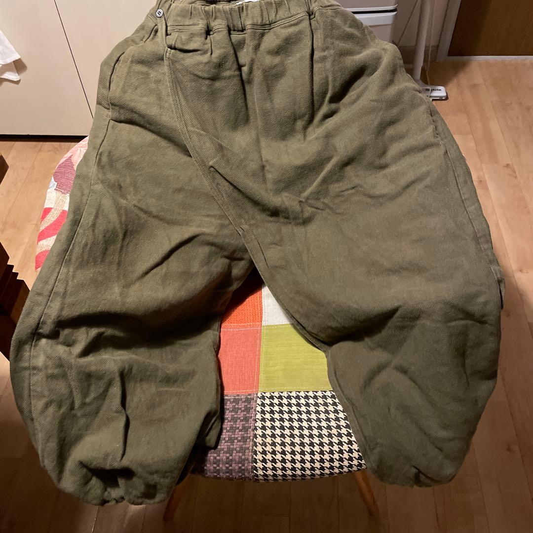 SOU.SOU サルエルパンツ 日本製 オリーブグリーン　M