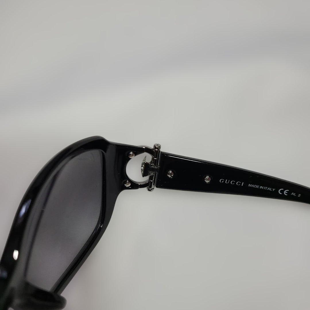 S*i様 GUCCI ブラック サングラス クリスタル装飾