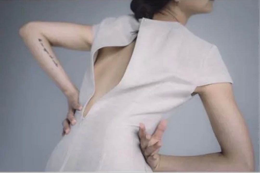 talk to me コットンリネンワンピース