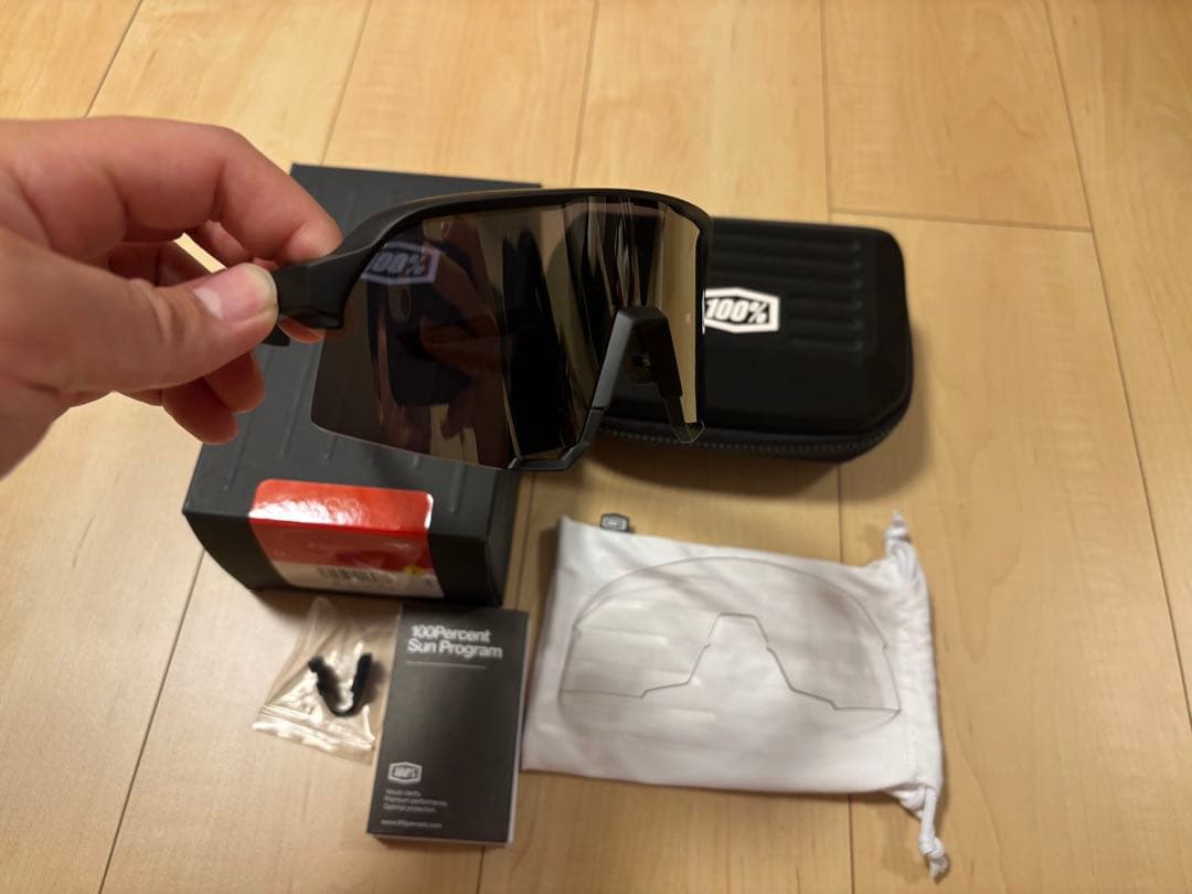 100% S3 Black Gold Mirror ワンハンドレッド サングラス