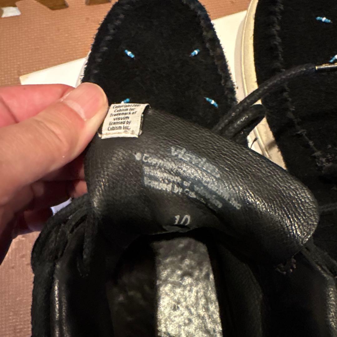 Visvim スニーカー　FBT SHAMAN-FOLK BLACK M10
