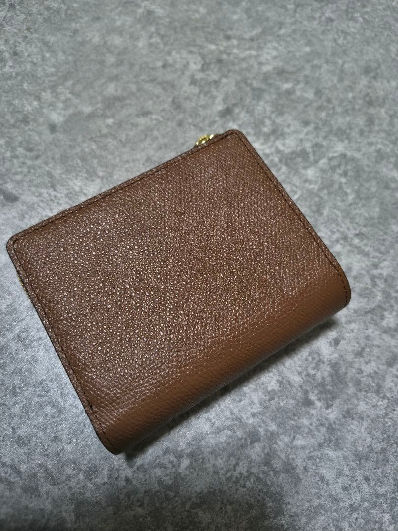 美品　ラシット　２つ折り財布　バイカラー