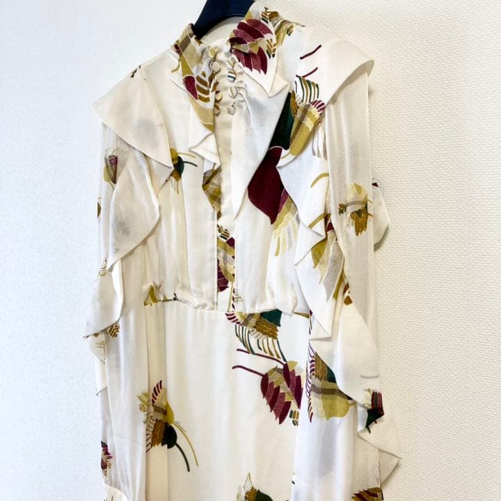 07.08 秋冬.GUCCI/グッチ ワンピース シルク100%・美品 希少