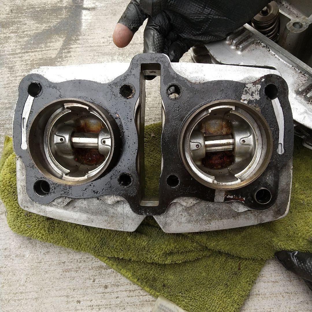 CB250T シリンダーヘッド シリンダー ピストン