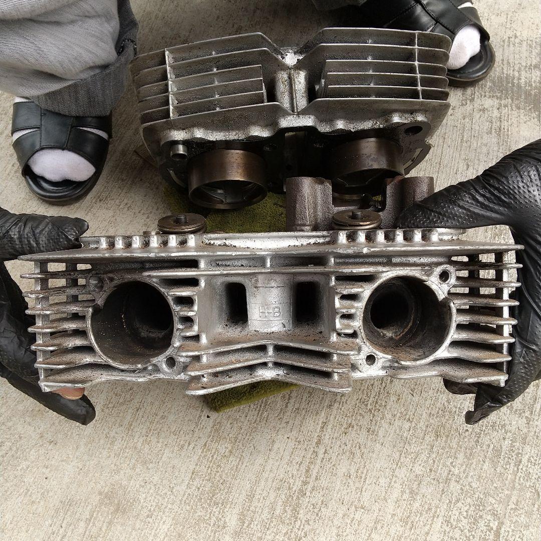 CB250T シリンダーヘッド シリンダー ピストン