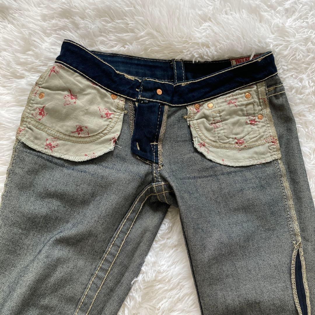TRUE RELIGION JOEY ブーツカットデニム26 USA y2k