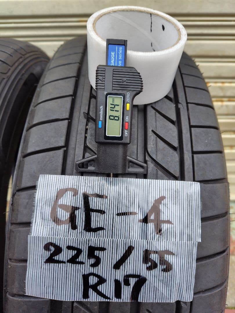 GOODYear LS EXE 225/55R17 2024年製 残り溝7mm