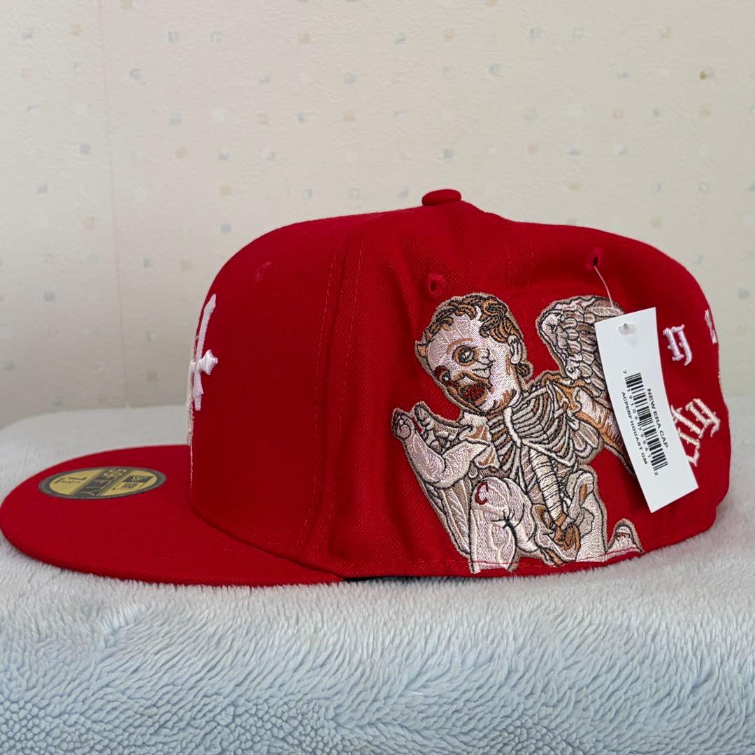 新品 NEWERA 59FIFTY ドジャース LA 7 1/2 海外限定 天使
