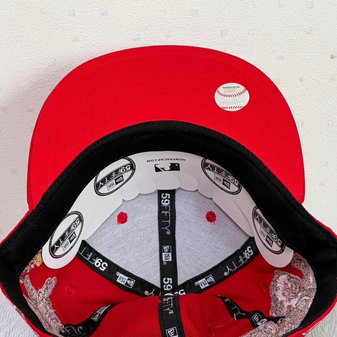 新品 NEWERA 59FIFTY ドジャース LA 7 1/2 海外限定 天使