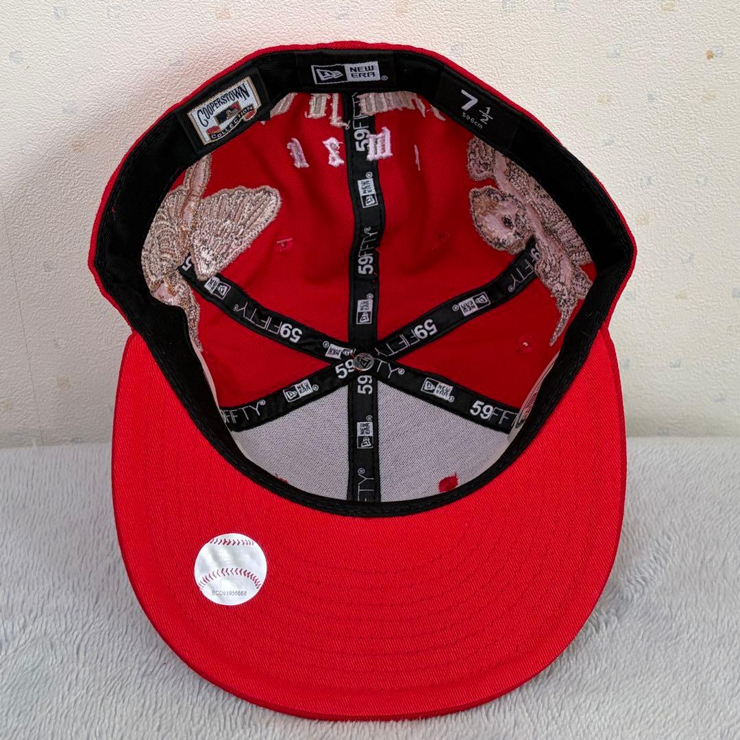新品 NEWERA 59FIFTY ドジャース LA 7 1/2 海外限定 天使