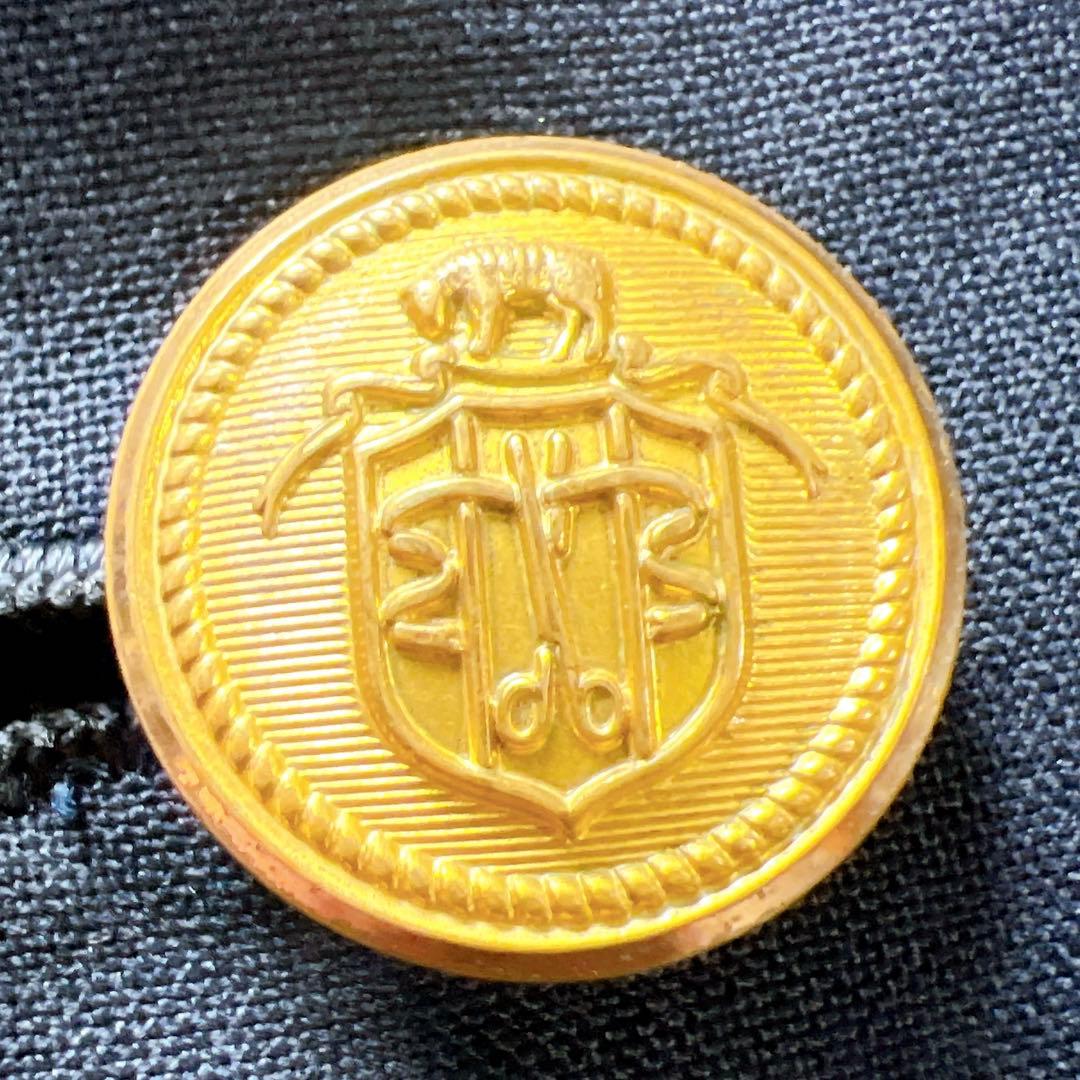 【美品】J.PRESS 紺ブレ 金ボタン 背抜き シングル M