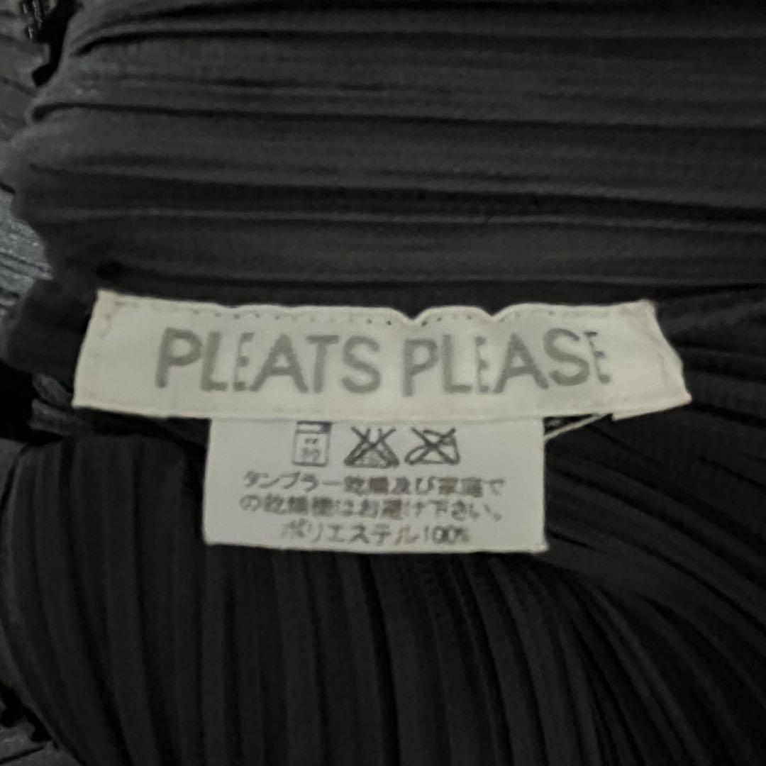 PLEATSPLEASE イッセイミヤケ カットソー　半袖　ダークグレー　3