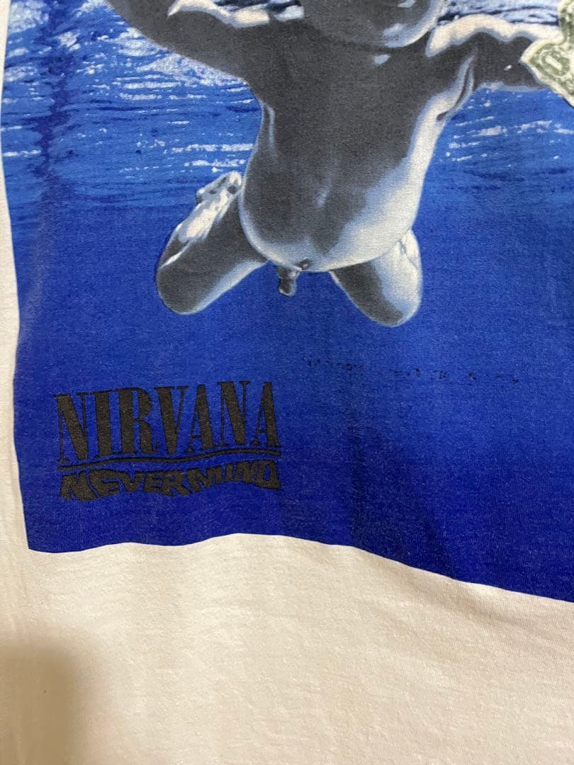 NIRVANA 水中の赤ちゃん NEVERMIND Tシャツ　ギルダンボディ