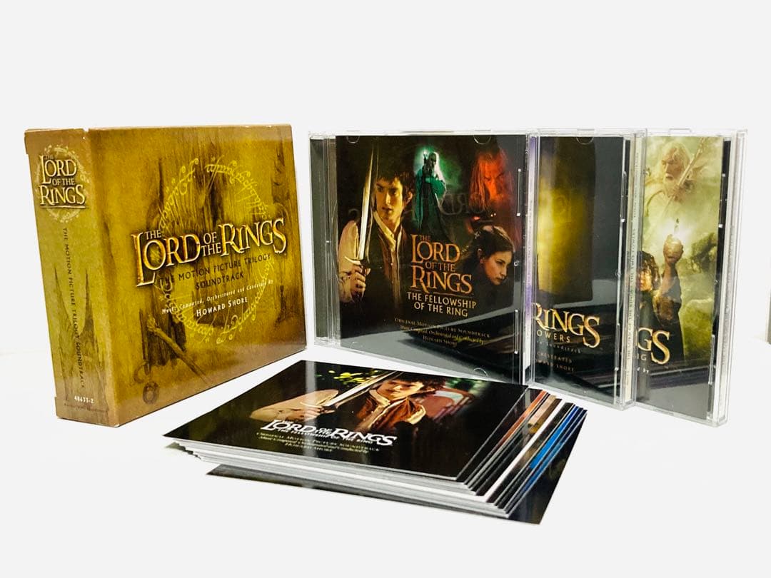 映画『ロードオブザリング』3部作エクステンデッド版DVD＆限定サントラCDBOX