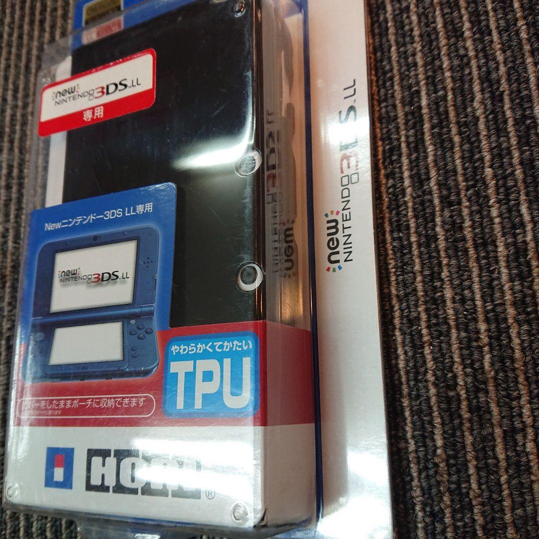 N3DSL TPUやわカタカバー クリアブラック