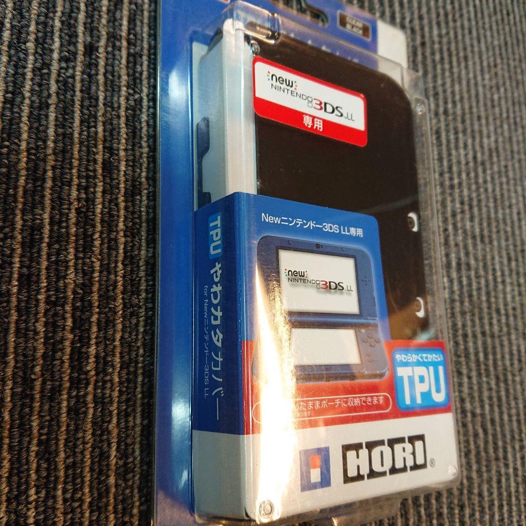 N3DSL TPUやわカタカバー クリアブラック