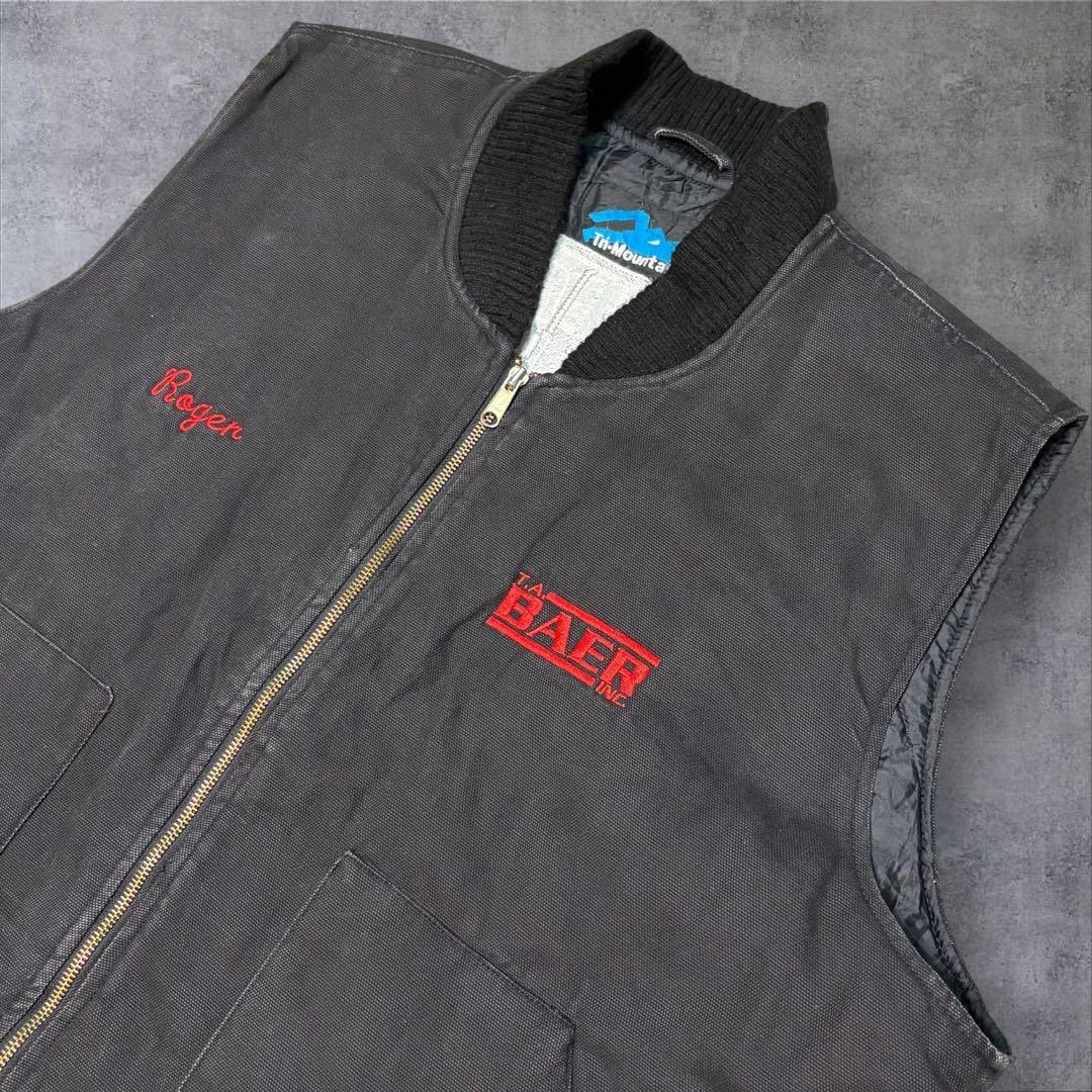 超希少 企業ロゴ T.A. BAER トラッカーベスト Tri-Mountain