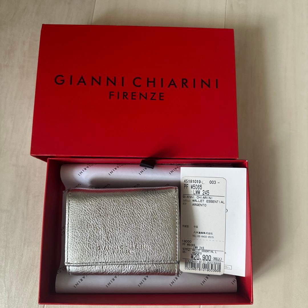 GIANNI CHIARINI / メタリック コンパクトウォレット