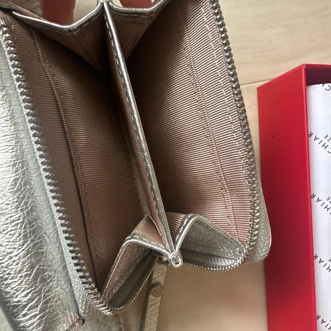 GIANNI CHIARINI / メタリック コンパクトウォレット