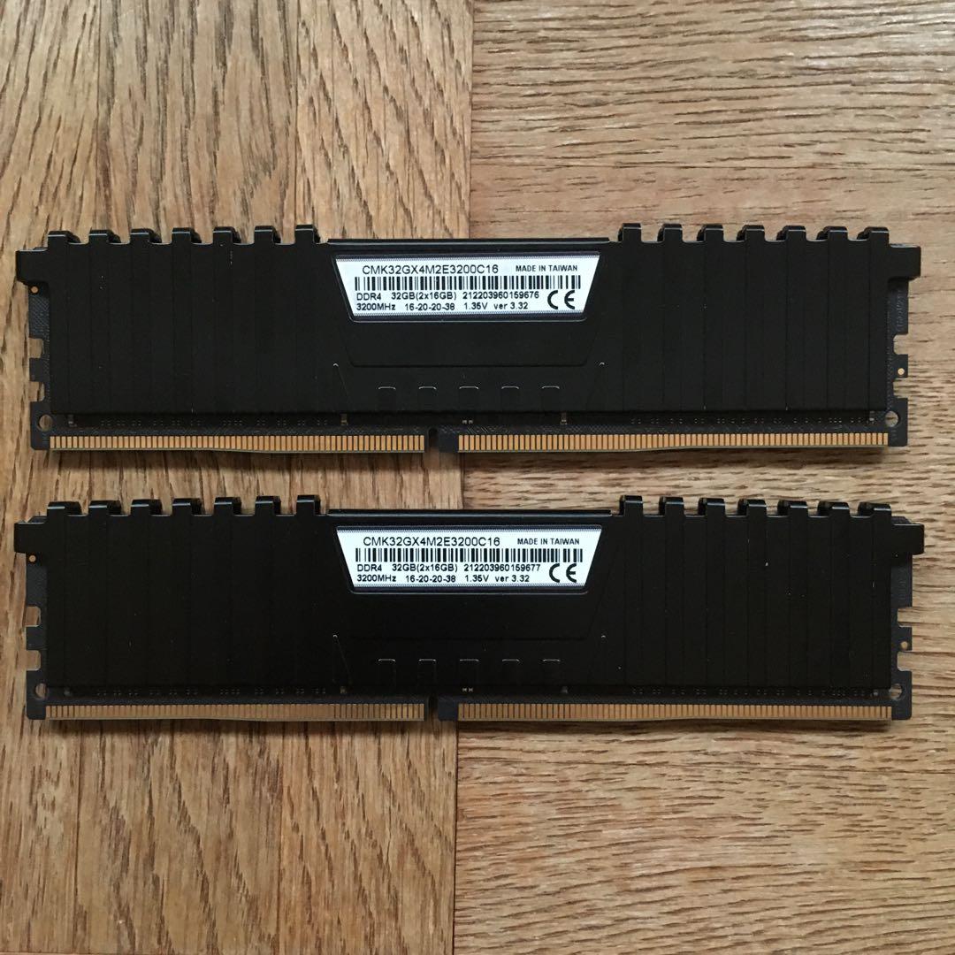 CORSAIR DDR4 3200MHz 2×16GB 32GB