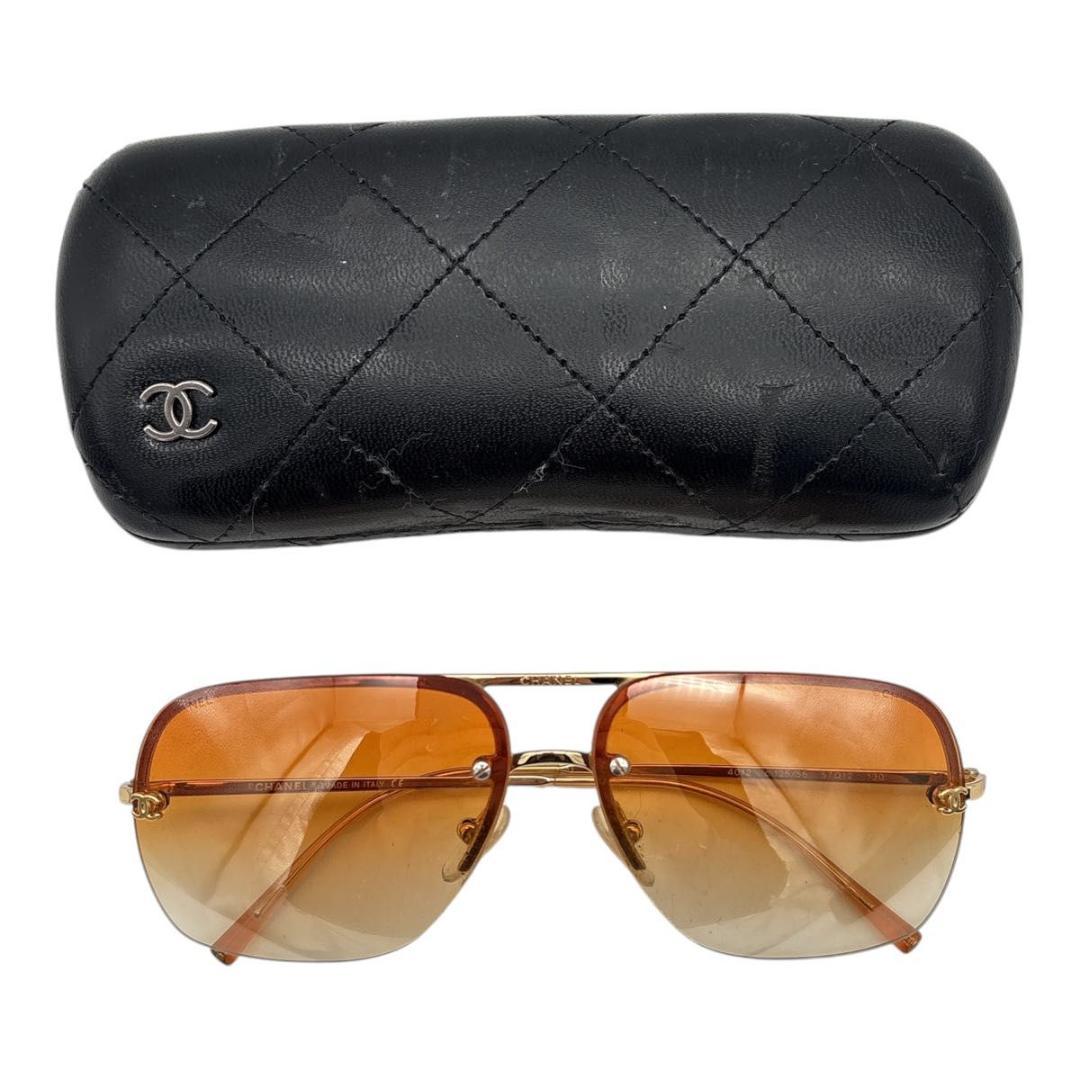 小物 CHANEL sunglasses archive rimless 00 90