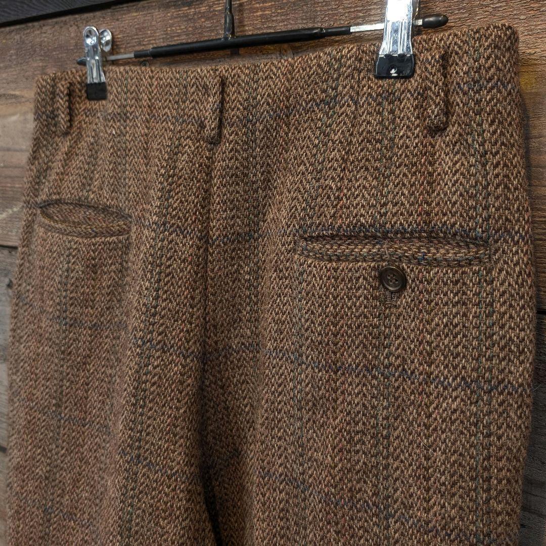 80s　ラルフローレン　カジュアルスーツ　ダブル　セットアップ　Tweed　L
