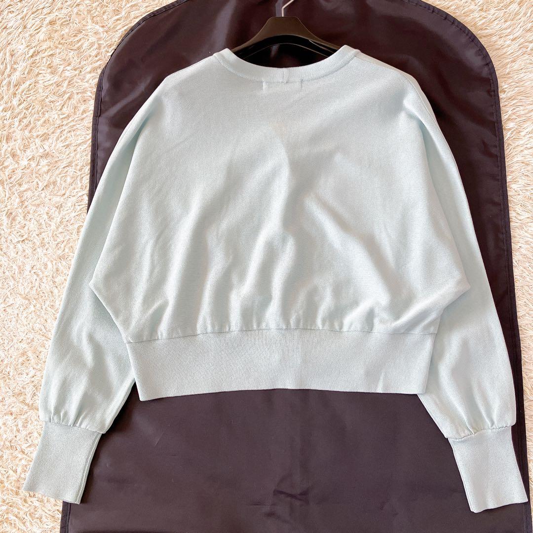 美品✨Rene 2022年 パールニットカーディガン ミントグリーン　36