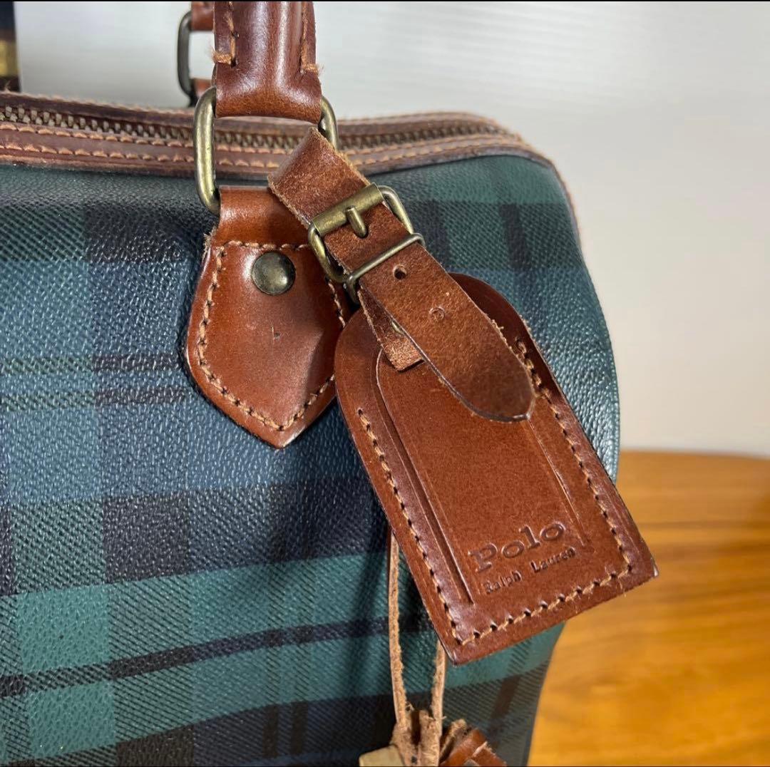 POLO Ralph Lauren ミニボストンバック　チェック