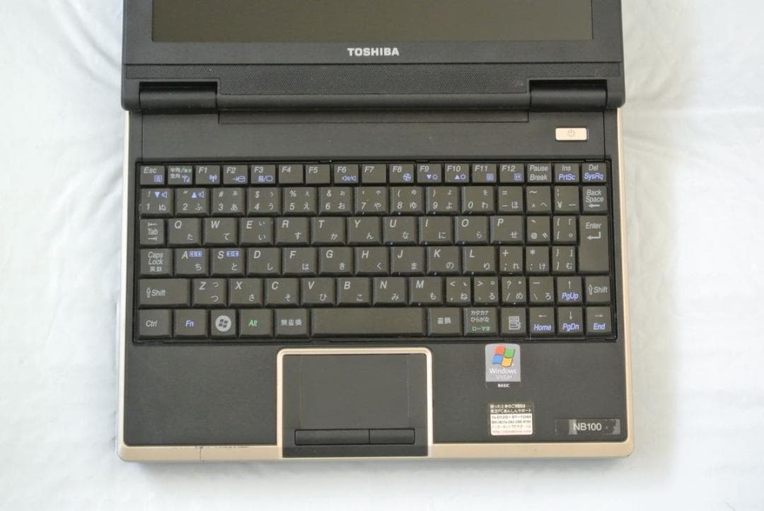 Windowsノート本体 TOSHIBA NB100/HF PANB100HNUF