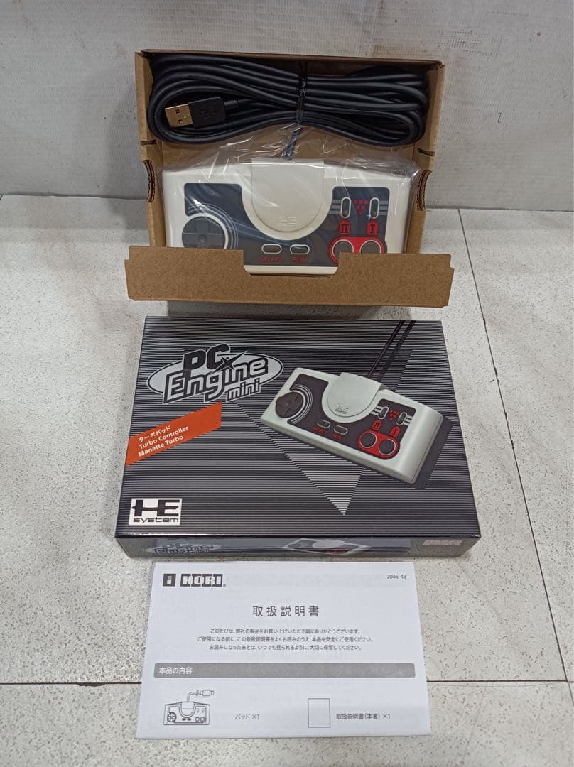 八7076]【未使用品】ホリ PC Engine mini ターボパット