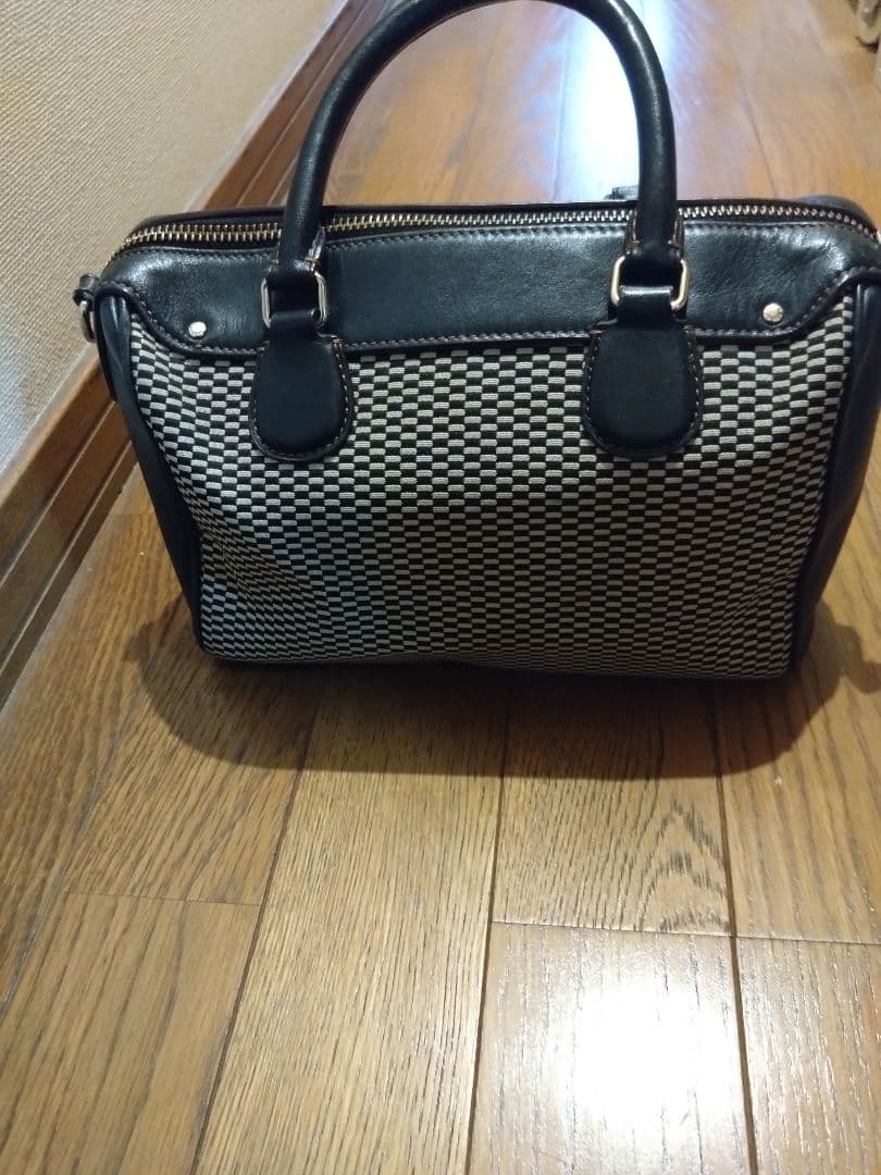 コーチ 千鳥柄 ミニボストンバッグ