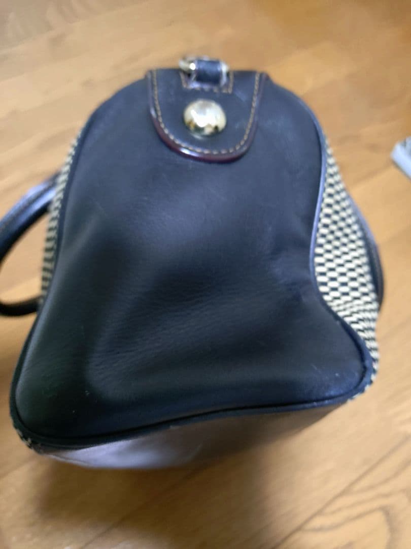 コーチ 千鳥柄 ミニボストンバッグ