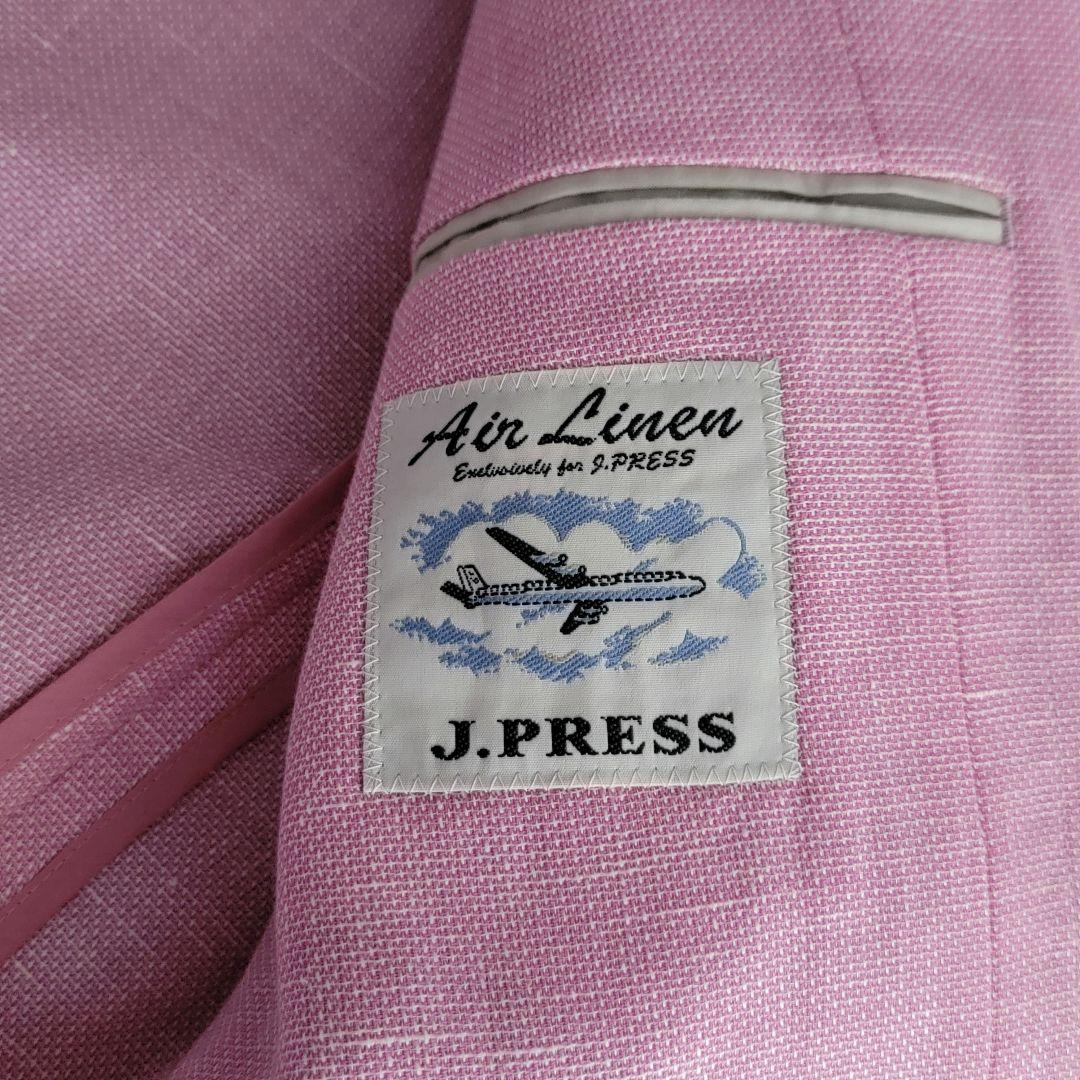 j.press　オンワード樫山　メンズジャケット M　美品　毛・麻　ピンク