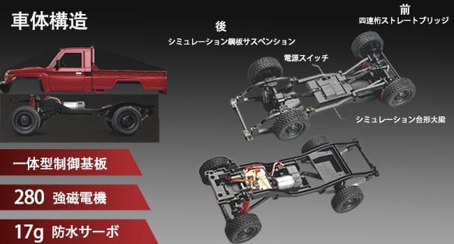 トヨタ 大型 ラジコン 36CM 子供向け ラジコンカー トラック オフロード