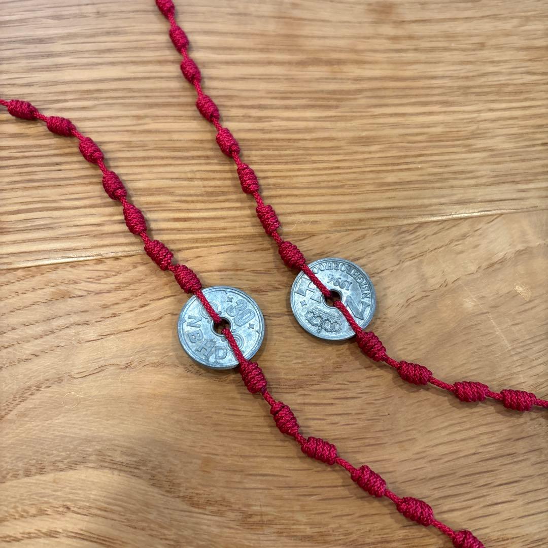 美品NEIGHBORHOOD CORD COIN NECKLACE 