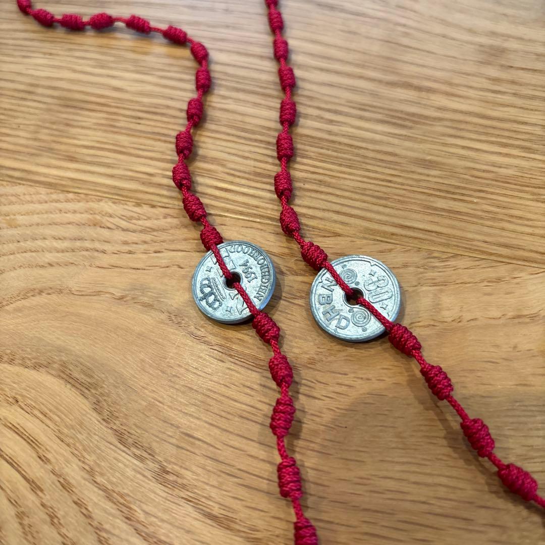 美品NEIGHBORHOOD CORD COIN NECKLACE 