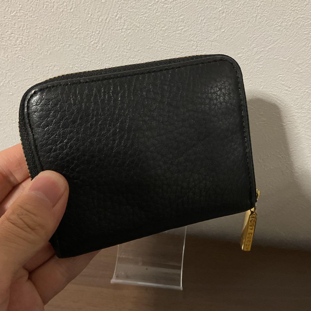 ☆開店セール☆小銭入未使用 美品 トリーバーチ レザー ロゴ スマート折り財布