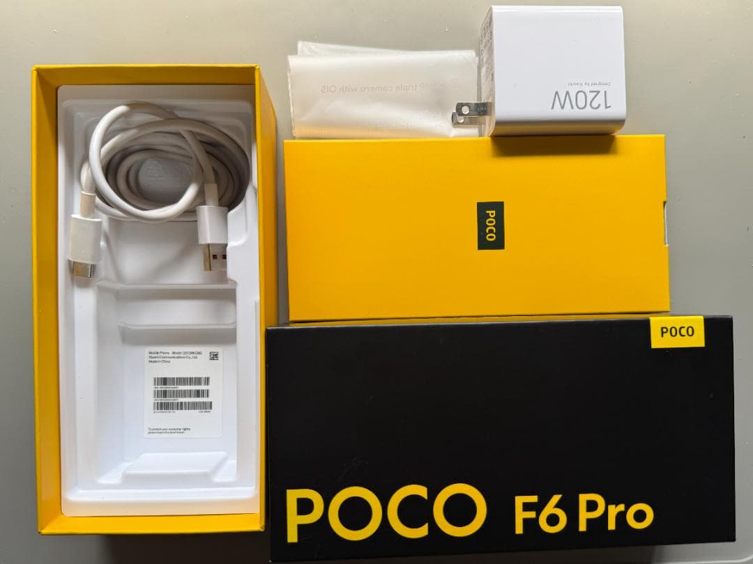 POCO F6 Pro 12GB/256GB ホワイト 美品 付属品完備